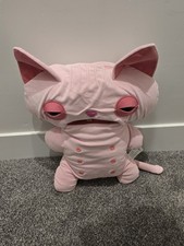 Fuggler Bigg Fugg 18" Wrinkle McStinkles Hairless Pink Sphinx Cat Pillow Plush