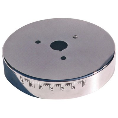 Proform Harmonic Balancer Cover 66517CC 6.750 in. Chrome for SBC