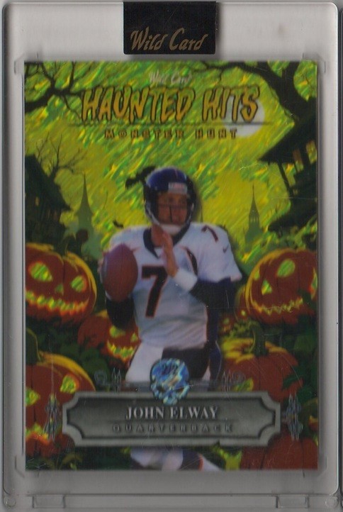 2025 WC SEALED  M HUNT YELLOW DIA SHIMMER HHP-JE #ED 2/2 * JOHN ELWAY * BRONCOS