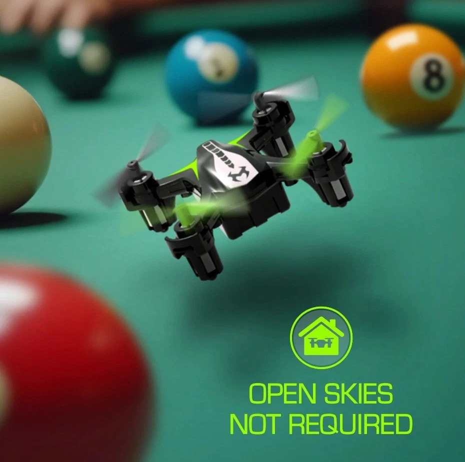 Sky Viper Dash Nano Drone Indoor Flying Black/Green - NEW SEALED - Image 2 of 4