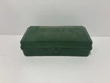 Singer Buttonholer 160506 - 9 Templates - Instructions - Green Plastic Box