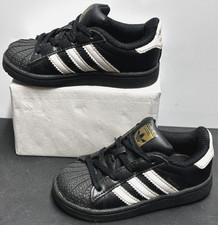 Adidas Originals Superstar BB9078 Toddler Sz: 7K Core Black - Used