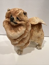 Vintage A Breed Apart Pomeranian Dog Figurine Country Artists Willets 2001