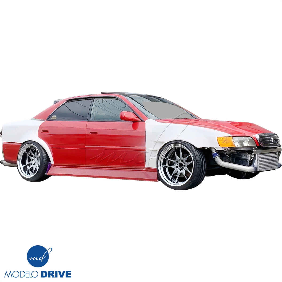 Aririさま ModeloDrive FRP ORI t4 75mm Fenders (front) 4pc (JZX100) for