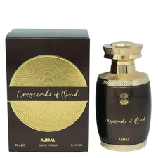 Ajmal Unisex Crescendo Of Oud EDP Spray 2.5 oz Fragrances 6293708019335