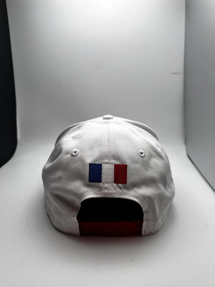 Gorra Pierre Gasly Snap Back Para Hombre Blanca F1 Carreras Autógrafo Bandera Francesa 10 Foto 4 de 4