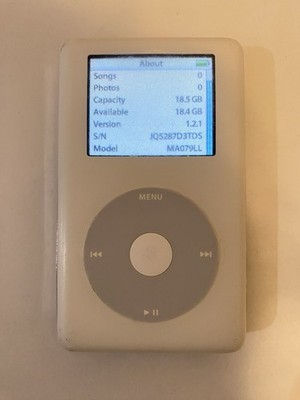 値下げしました‼️iPod 80GB ホワイト Apple iPod Photo classic 4th Generation White (20 GB) Works Great