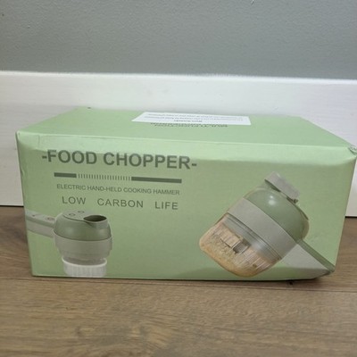 Food Chopper Elerctric Handheld Cooking Hammer 4 in 1 Wireless - New
