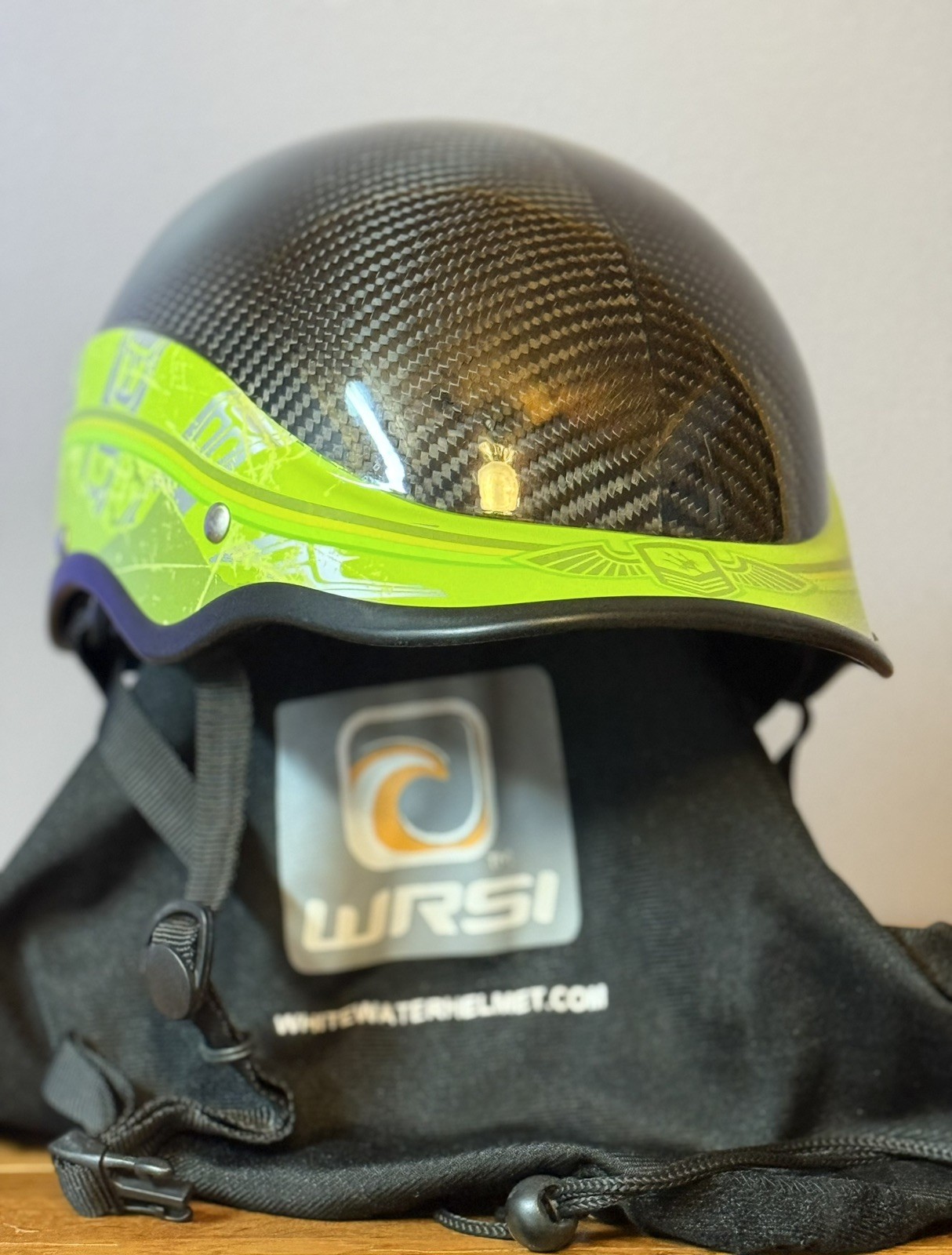 WRSI Trident Helmet S/M Adult Lime Green, Whitewater, Kayak, River, SUP, Rafting