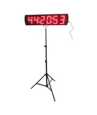 Red Color Portable 5 Inch LED Race Timing Clock for Running Events LED Countd...