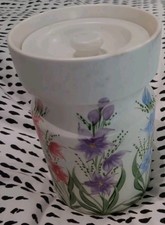 E Radford Hand Painted Small Storage Jar With Lid.
