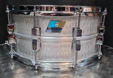 Ludwig 14x6,5" pollici LM405K USA Acrolite alluminio rullante batteria martellata