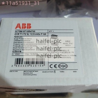 1pcs NEW 2CTB815710R4700 OVR T1-T2 3L 125-440s P QS Surge protective device