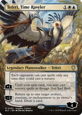 Teferi, Time Raveler (Borderless) - Normal NM MTG Commander: Bloomburrow
