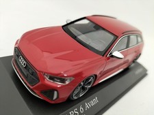 MINICHAMPS AUDI RS 6 AVANT TANGOROT METAL Scale 1/43 Minicar