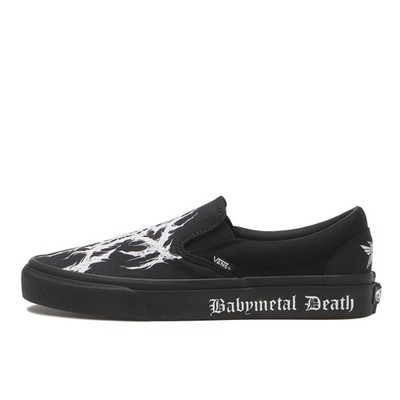 VANS x BABYMETAL Classic Slip-On Black White Limited New Shoes