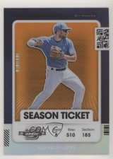 2021 Panini Contenders Season Ticket Optic Orange Prizm 17/49 Brandon Lowe 0v5u