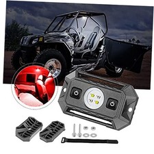 LED UTV Dome Light Red White, IP68 Waterproof Aluminum Car Interior Red/White