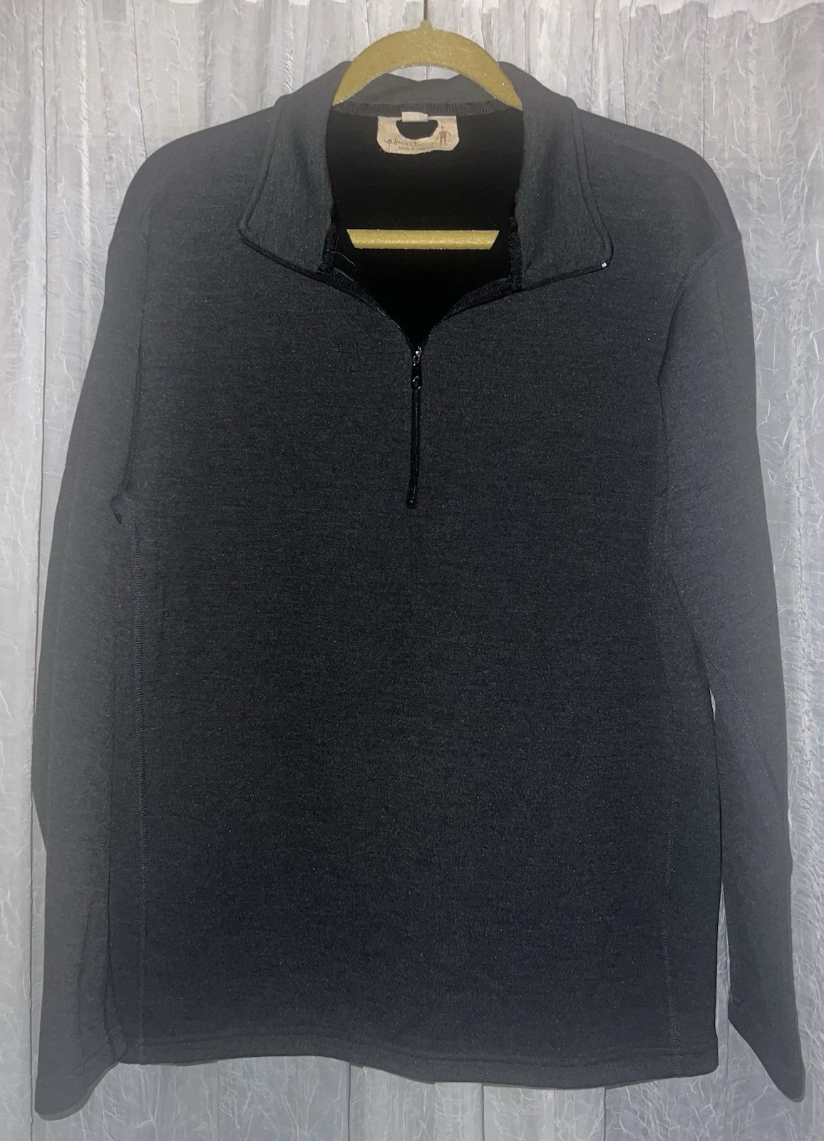 Smartwool Merino Wool Quarter Zip Base Layer Made in Canada Men’s M-L