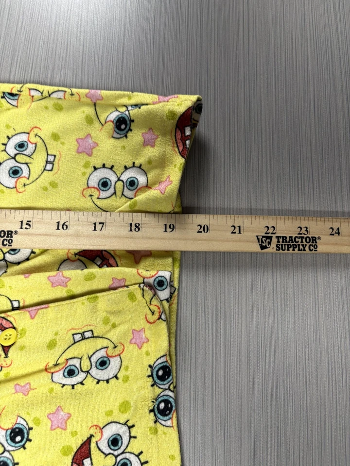 Camisa De Colección Bob Esponja Niños Mediana Nickelodeon 2006 Pijama Top Estrellas de Dibujos Animados Foto 3 de 4
