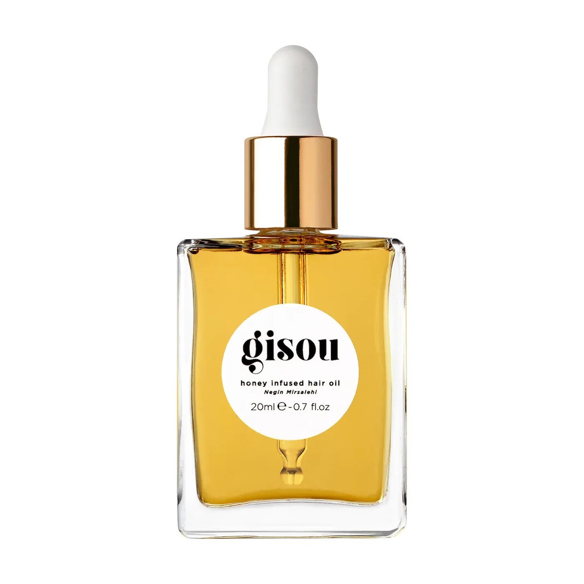 Gisou Honey Gloss Yellow Acetate French Hair Pin + Dust Bag 