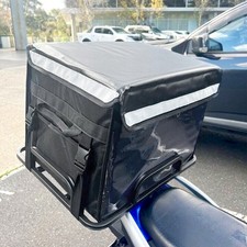 62L Food Delivery Bag + Rear Rack For Motorcycle Bike Food Delivery Drivers UK