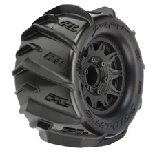 PRO1019310 Pro-Line Dumont 2.8" MTD Raid Black Wheels F/R
