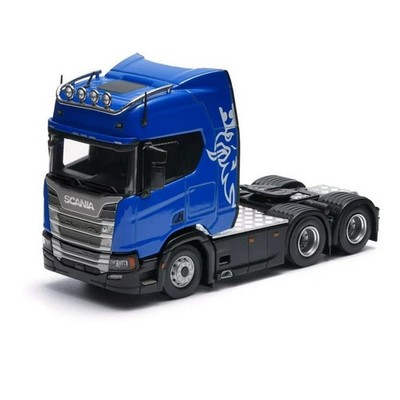 MASDI 1/64 Scale SCANIA R500 Truck Tractor Blue Diecast Model Toy Gift