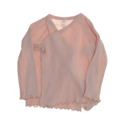 H&M, Wickeljacke, Größe: 86, Pink, Baumwolle/Elasthan, Streifen #DNk