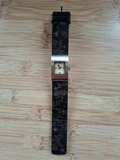 Ladies Fat face watch Lovely brown leather strap flower design Hardly worn