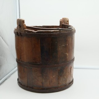 Antiker Brunnen Eimer Feuerlöscheimer 18. / 19. Jhd. 30 x 30 cm