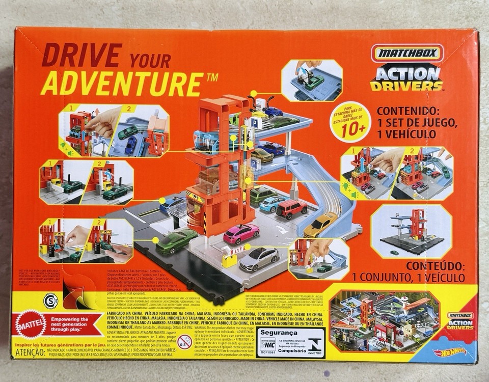 Matchbox Action Drivers Park & Play Garage Playset 2021 | eBay
