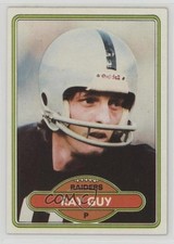1980 Topps Ray Guy #310 HOF 0b0