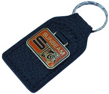 Sunbeam Tiger Key Ring Fob - Leather And Enamel