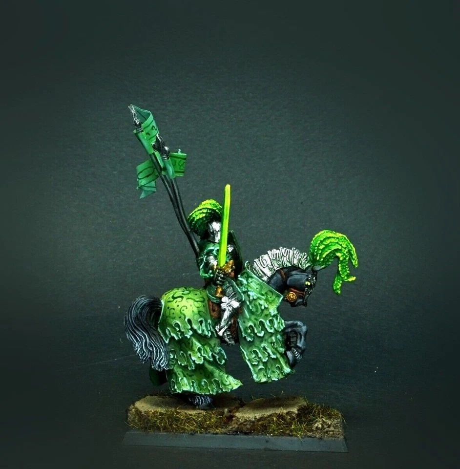 Il Cavaliere Verde Bretonnia ** COMMISSIONE ** pro pittura - Immagine 4 di 4