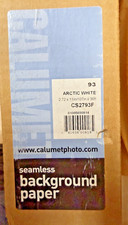 Background Paper ,Fotohintergrund Rolle 93 Arctic White Calumetphoto , 2,70 m LG
