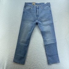 Levi's 501 Jeans Men 38x34 Blue Original Fit Straight Light Wash American Denim