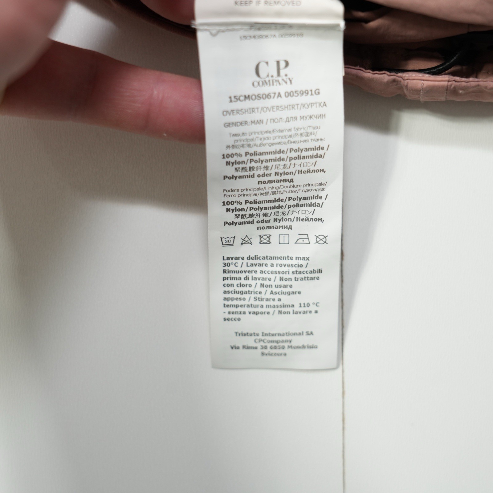 C.P. Company Flatt Nylon Overshirt Jacket Dusty Pink Size S – BNWT  thumbnail 14