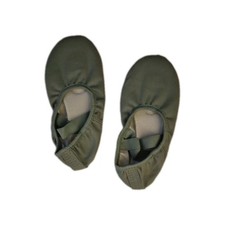 green Women's Canvas Ballet Dance Shoes