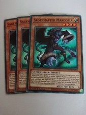 Yu Gi Oh Karten 3x Sagenhafter Marcosia