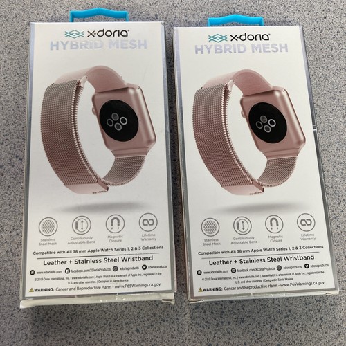 ✅ X-Doria Hybrid Mesh Band for Apple Watch 38mm (Rose) - Zdjęcie 5 z 5