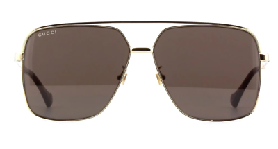 $505 New GUCCI GG1099SA 003 61mm Gold Oversized Square 