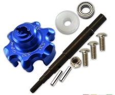 RC 1:5 Transmission Cush Drive Housing with Drive Input Shaft for TRAXXAS X-MAXX