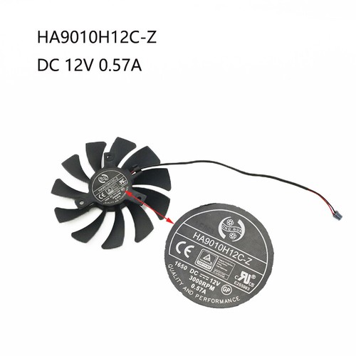 New Cooling fan for MSI GTX 1650 AERO ITX 4G OC HA9010H12C-Z - Afbeelding 3 van 6