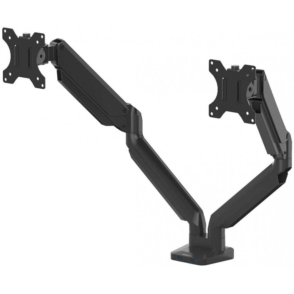 Thumbnail - Fellowes Platinum Series Monitorarm Doppelt,verstellbar,gasfeder, 360°