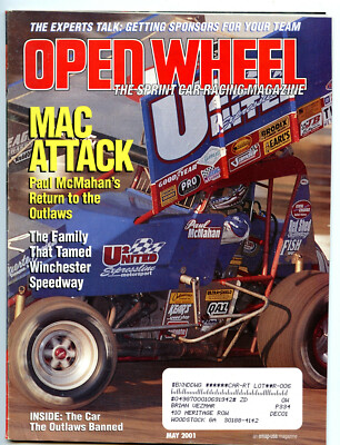 Open Wheel Magazine May 2001 ''Mac Attack'' Box 603