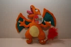 VTG Nintendo Pokemon Charizard Plush Toy Stuffed Animal Play by Play 1999 9in.