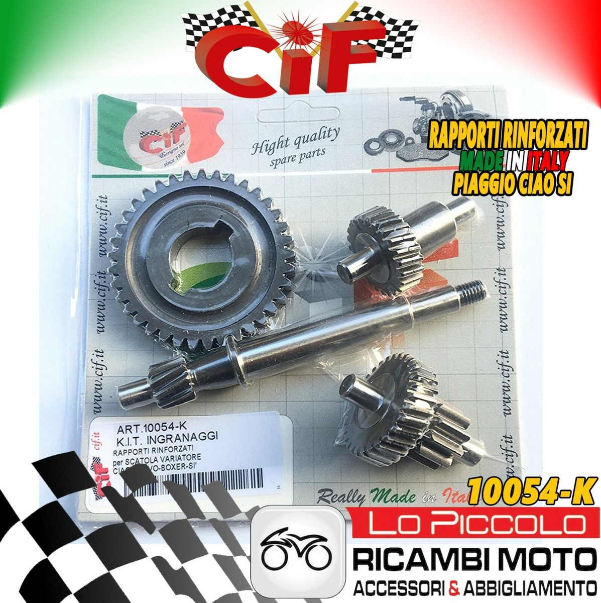 Reinforced Gears Rear Hub Piaggio Ciao PX SI Bravo 50 With