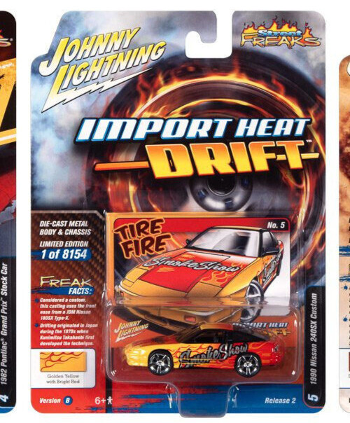 Джонни Лайтнинг-Стрит Фркс Импортный автомобиль Heat Drift 1990 Nissan 240SX изготовленный на заказ в масштабе 164 2290₽