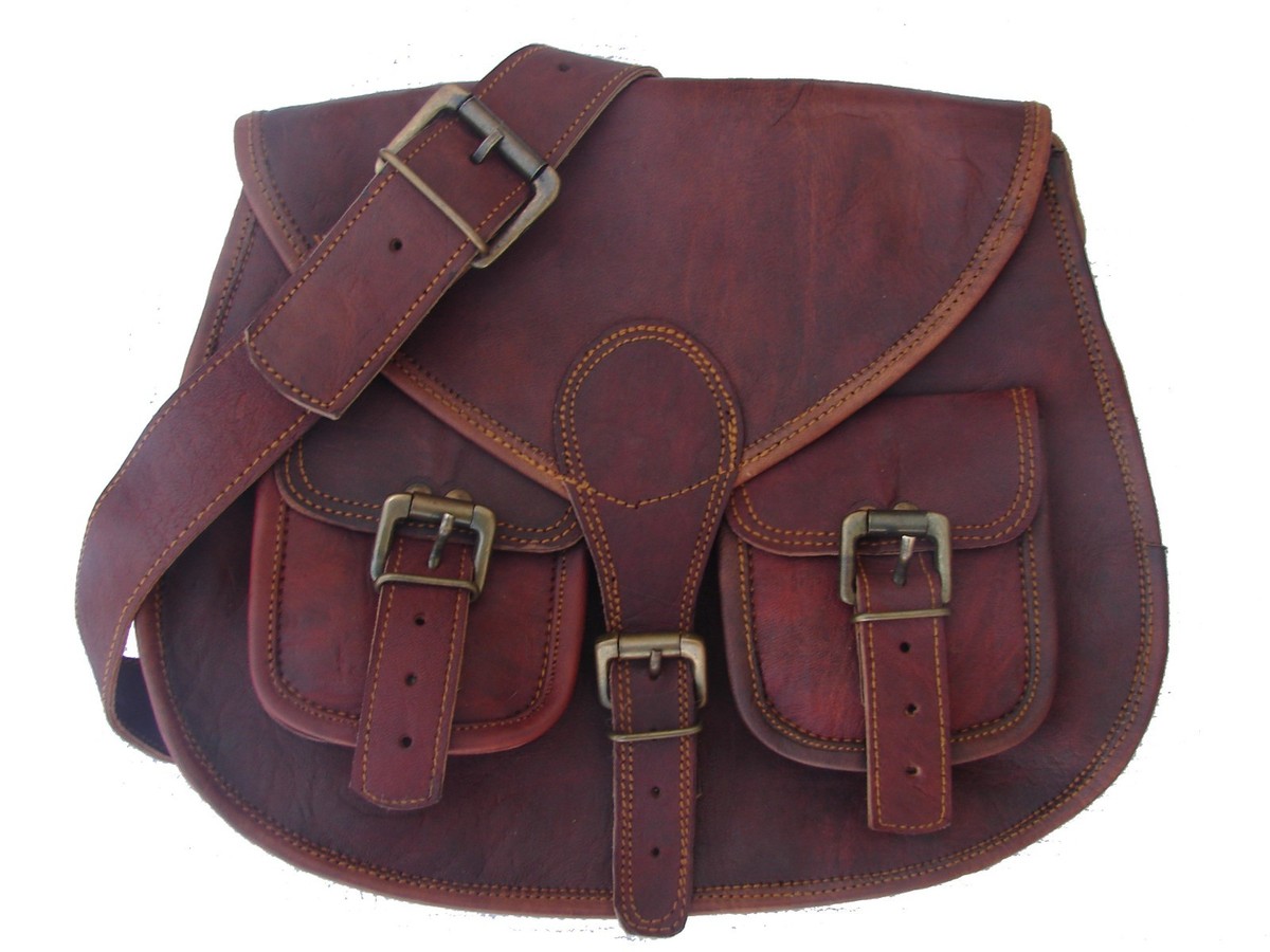 Indian Real Genuine Leather Vintage Messenger Ladies